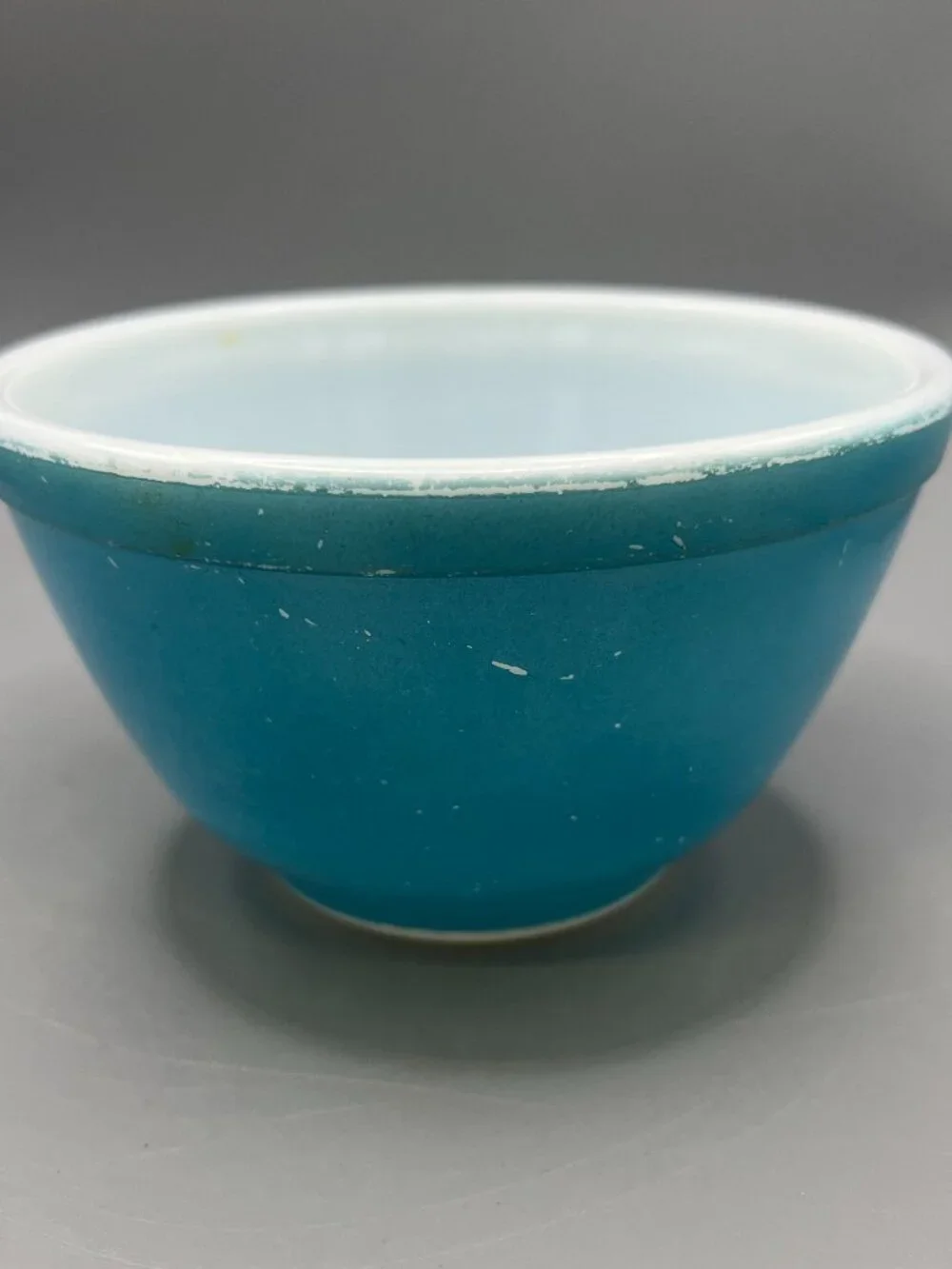 Vintage PYREX Turquoise Blue 401 Small 1 1/2 PT Nesting Mixing Bowl 1.5 Pint